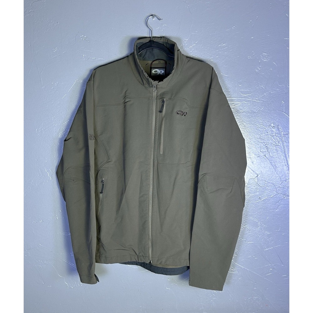 Tan Outdoor Research Men's Ultima Softshell Jacket XL Gorp Core